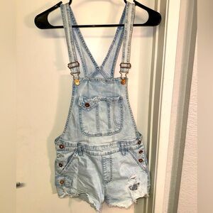 Denim overalls